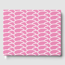 Fun Chic Geometric gepolstertes Pink White Waves M