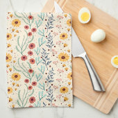 Fun Chic Modern Daisy Floral Pattern Geschirrtuch