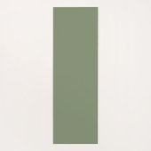 Fun Chic Sage Green Script Yoga Jetzt Wein später Yogamatte (Rückseite)