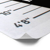 Fun Chicken Bad Mugshot Poster! Poster (Ecke)