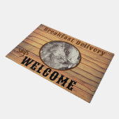 Fun Chicken Head Profil Platzhalter Tor Mat Fußmatte (Schrägansicht)