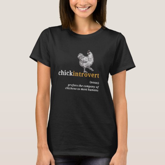 Fun Chicken Lover T - Shirt (Vorderseite)