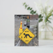 Fun Chicken Wine Country Postcard! Postkarte (Stehend Vorderseite)