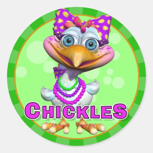 Fun Chickles Stickers (Vorderseite)