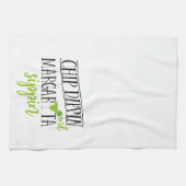 Fun Chip Dippin Margarita Sippin mexikanisches Ess Geschirrtuch (Horizontal)