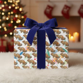 Fun Chipmunk-Wrapping Paper Sheets Geschenkpapier Set