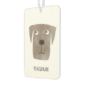 Fun Chocolate Labrador Retriever Dog Personalisier Autolufterfrischer (Links)