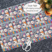 Fun Chorus von Snowmen Seidenpapier