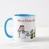 Fun Chrismukkah Charaktere Tasse (Links)