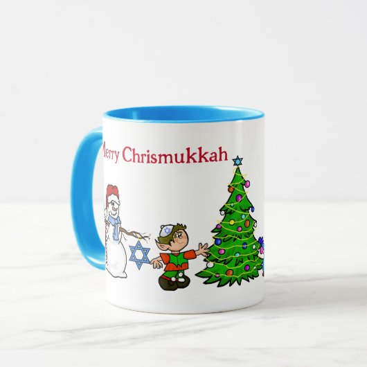 Fun Chrismukkah Charaktere Tasse (Vorderseite Links)