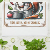 Fun Christian Gift Tea Towel with Bible Verse Geschirrtuch (Gefaltet)