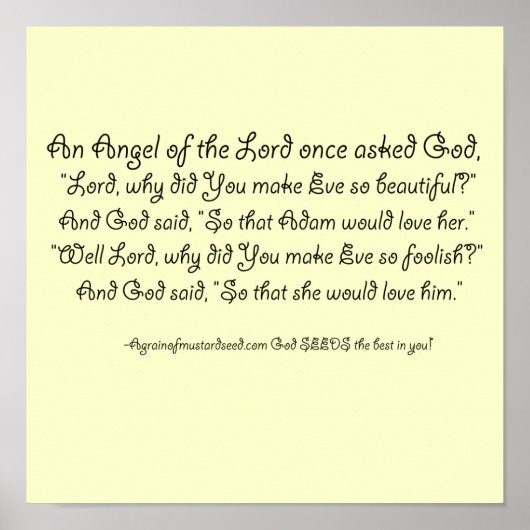 Fun Christliche Zitate Poster (Vorne)