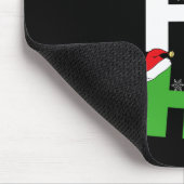 Fun Christmas Baseball Pajamas Player Matching Tee Mousepad (Ecke)