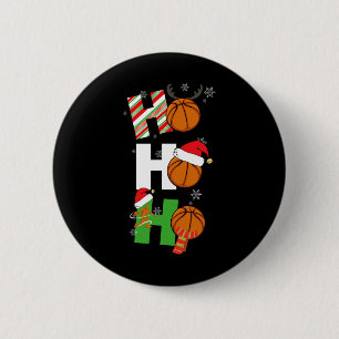 Fun Christmas Basketball Pajamas Spieler Match C Button
