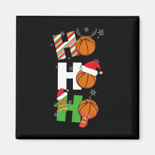 Fun Christmas Basketball Pajamas Spieler Match C Magnet