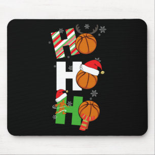 Fun Christmas Basketball Pajamas Spieler Match C Mousepad