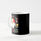 Fun Christmas Be Nice To The Dietary Staff Santa I Kaffeetasse (Vorderseite Links)