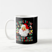 Fun Christmas Be Nice To The Dietary Staff Santa I Kaffeetasse (Links)