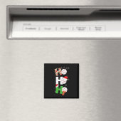 Fun Christmas Bysebyll Pajamas Player Matching Tee Magnet (In Situ (Geschirrspüler))