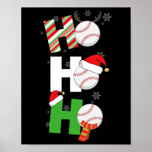 Fun Christmas Bysebyll Pajamas Player Matching Tee Poster