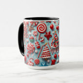 Fun Christmas Candy Tasse (Vorderseite Links)