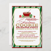Fun Christmas Cookie Exchange Party Einladung (Vorne/Hinten)