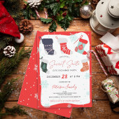 Fun Christmas Cookie geheime santa Austausch Party Einladung