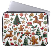 Fun Christmas Electronics Bag Laptopschutzhülle (Vorderseite)