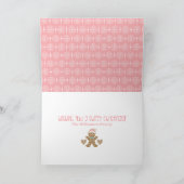 Fun Christmas Family Foto Karte (Innenseite)