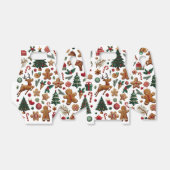 Fun Christmas Favor Box Geschenkschachtel (Ungefaltet)