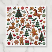 Fun Christmas Favor Tags Geschenkanhänger (Vorderseite)