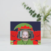Fun Christmas Foto Postkarte (Stehend Vorderseite)