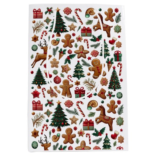 Fun Christmas Geschenktasche Mittlere Geschenktüte (Vorderseite)