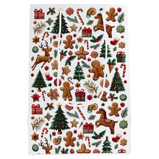 Fun Christmas Geschenktasche Mittlere Geschenktüte (Rückseite)