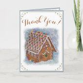 FUN CHRISTMAS GINGERBREAD CANDY HOUSE DANKE (Vorderseite)