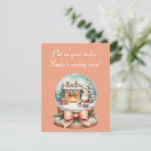 Fun Christmas Greeting Card Einladung (Stehend Vorderseite)