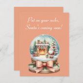 Fun Christmas Greeting Card Einladung (Vorne/Hinten)