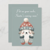 Fun Christmas Greeting Card Einladung (Vorne/Hinten)