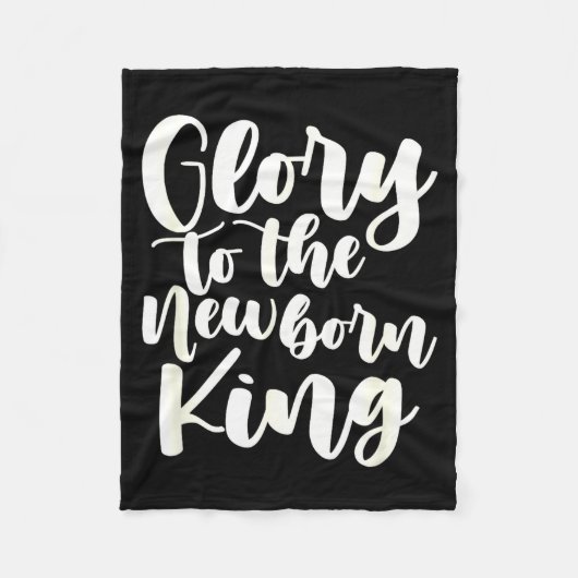 Fun Christmas Holiday Saying Religious Christian E Fleecedecke (Vorderseite)