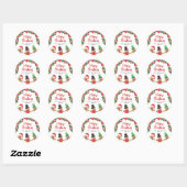 Fun Christmas Holly Sticker (Blatt)