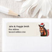 Fun Christmas Horse Animal Nature Art (Insitu)