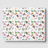 Fun Christmas Muster Gästebuch (Rückseite)