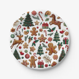 Fun Christmas Paper Plate Pappteller