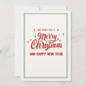 Fun Christmas party invite by Santa Einladung (Rückseite)