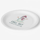 Fun Christmas Party Pappteller (Schrägansicht)