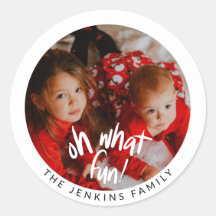 Fun Christmas Photo Sticker