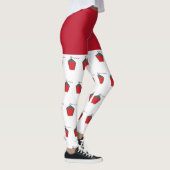 Fun Christmas Red Bryn Mawr Lantern White Leggings (Rechts)