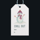 Fun Christmas Snowman Geschenkanhänger<br><div class="desc">Niedliche Weihnachtsgeschenktafeln für Schneemann,  die auf Ihre speziellen Wünsche zugeschnitten sind.</div>