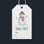 Fun Christmas Snowman Geschenkanhänger<br><div class="desc">Niedliche Weihnachtsgeschenktafeln für Schneemann,  die auf Ihre speziellen Wünsche zugeschnitten sind.</div>