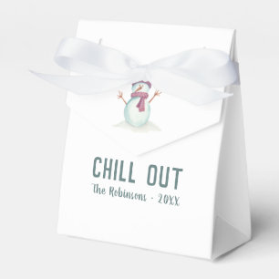 Fun Christmas Snowman Geschenkschachtel